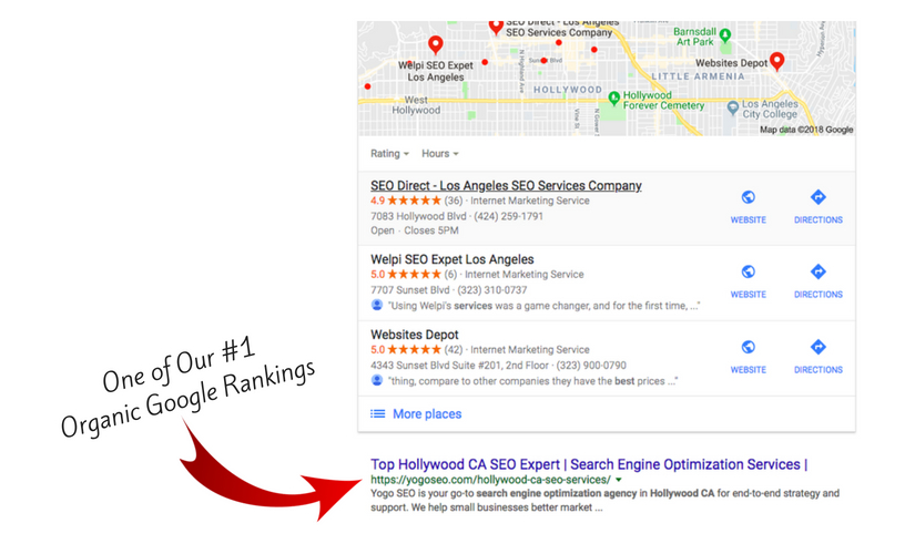 Billings One of our #1 Organic Google Rankings billings SEO Expert Services